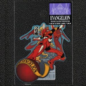 EVANGELION x B-Side Label Sticker Eva Unit 02 Waterproof Japanese Anime F/S