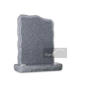 The Rugby Granite Headstone Arctic Grey - Picture 1 of 1