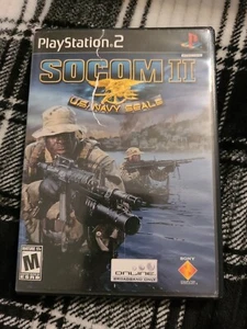 SOCOM II US Navy Seals Sony PlayStation 2 PS2 Complete CIB Fast Free Shipping  - Picture 1 of 4