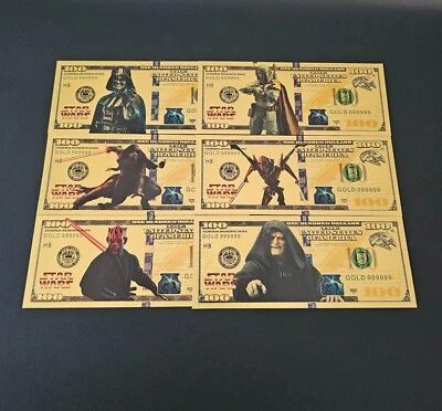 Star wars gold foil collection  - Image 1 of 3