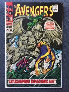 AVENGERS #41 VG+, Diablo, Black Widow, Hercules, Bill Foster, Dragon Man apps. - Picture 1 of 3