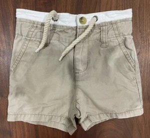 Janie and Jack Baby Boy Khaki High Waist Nautical Cord Shorts Size 6-12 Months - Picture 1 of 5