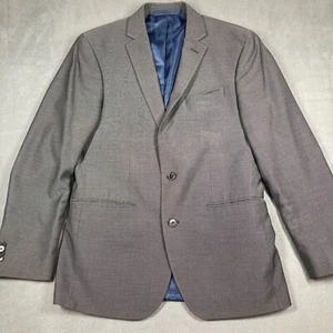 Nick Graham The New York Cut Sz 38R Gray Blazer Dress Coat Modern Fit - Picture 1 of 7