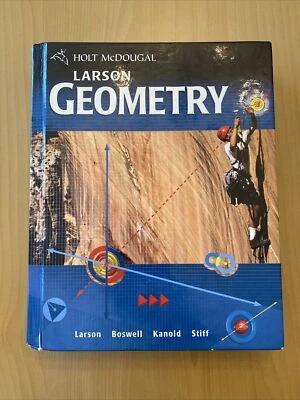 Holt McDougal Larson Geometry: Student Edition 2012 - Hardcover - LIKE NEW - Image 1 of 3