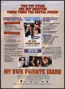 MI PROPIA IDAHO PRIVADA - Orig. Anuncio comercial 1992_ River Phoenix_ Keanu Reeves - Imagen 1 de 1