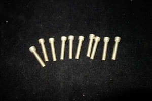 10 Stück 1/4"x28"x1-1/4" Schrauben, Zylinderschrauben mit Innensechskant, SHCS gelb Zinkplatte - Bild 1 von 5