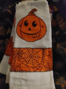 Kürbis Küchentuch 15" x 25" 80% Baumwolle 20% Polyester Kostenloser Versand - Bild 1 von 1