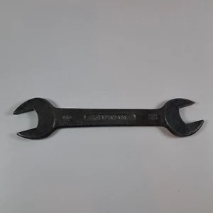 Llave abierta Fulton de 1920 7/8" y 25/32" forjada en EE. UU. Hecha para Sears - Imagen 1 de 9