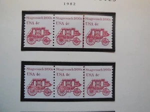 #1898a 4c Stagecoach 1890's PNC3 #1 & #2  MNH OG VF - Picture 1 of 1