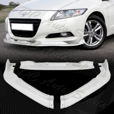 Parachoques delantero pintado blanco para Honda CR-Z 2011-2012 estilo JP carrocería alerón labio Foto 1 de 4