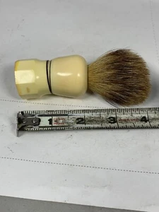 Vintage Erskine Sterilized Shaving Brush Pure Bristle Set in Rubber - Picture 1 of 6