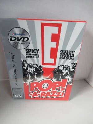 POP!-A-RAZZI E  IMAGINATION   CELEBRITY TRIVIA DVD Game   Brand New/Sealed - Image 1 of 4