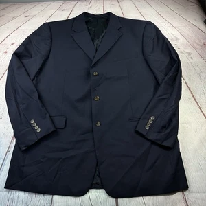 Burberry London modelo T Kensington para hombre talla 46 largo azul oscuro 100 % lana mancha - Imagen 1 de 16