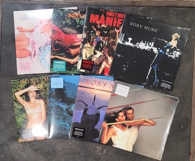 Roxy Music 8 LP Vinyl Collection: Stranded, Flesh + Blood, Avalon + 5 MORE!! - Image 1 of 4
