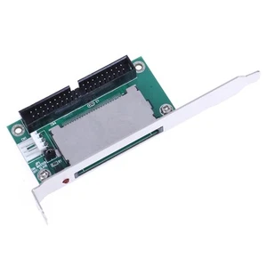 40-Pin CF compact flash card to 3.5 IDE converter adapter PCI bracket b-qy* - Afbeelding 1 van 9