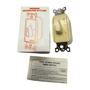 Tork A505M Ivory Spring Wound Interval Timer 0-5 Minutes **Free Shipping** - Picture 1 of 10