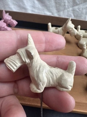 Объявление один белый винтажный день рождения торт подсвечник SCOTTIE SCOTTY мульти доступность - Изображение 1 из 4