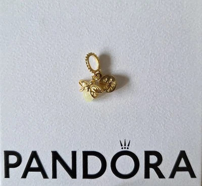 Pandora Glühwürmchen Charm Anhänger, Vergoldet - Bild 1 von 2