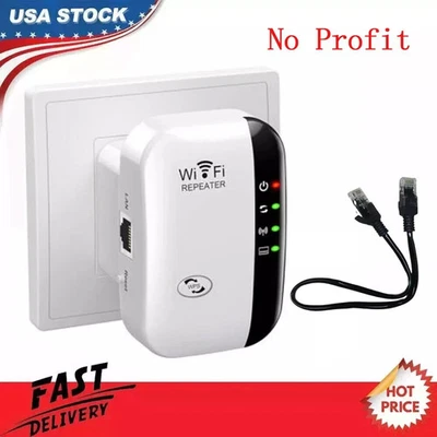 Amplificador de sinal extensor WiFi rápido para casa, repetidor WiFi de longo alcance - até 500 - Imagem 1 de 4