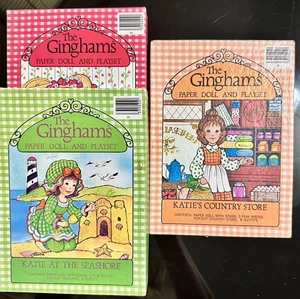 The Ginghams Paper Dolls & Play Sets Whitman 1978-79 Lot Of 3 Vintage Collectibles - Bild 1 von 24
