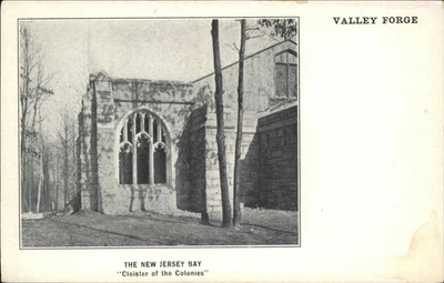 Valley Forge PA Cloister of the Colonies NJ Bay c1900-20s Vintage Postcard - Image 1 of 2