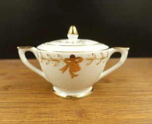 Lefton China 50th Wedding Anniversary Sugar Bowl w/Lid 274N - Picture 1 of 15
