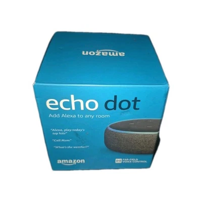 Amazon Echo Dot Smart Speaker with Alexa Voice Control 3rd Gen Black - Image 1 of 4