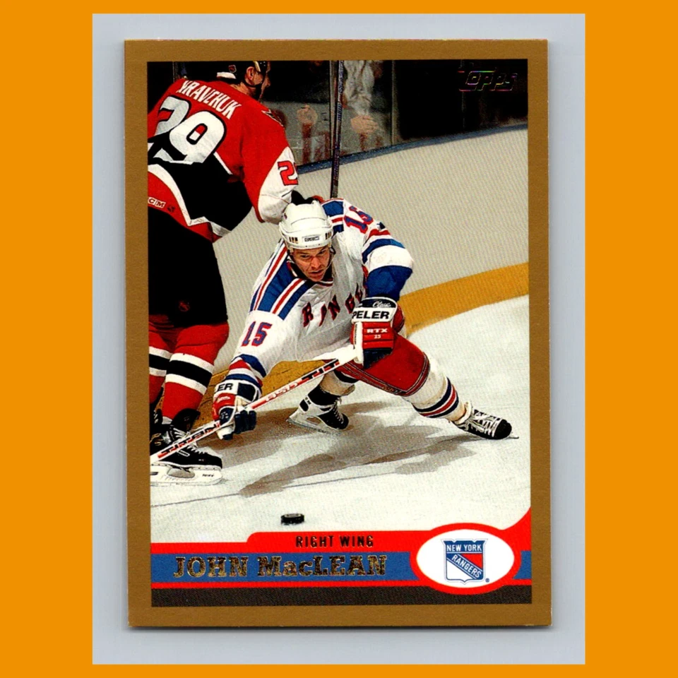 John MacLean #81 1999 Topps New York Rangers Hockey Card NHL NM - Image 1 of 3