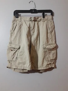 Lucky Brand Girls Cargo Shorts Beige Pockets Size 14 Summer Spring Beach - Picture 1 of 7
