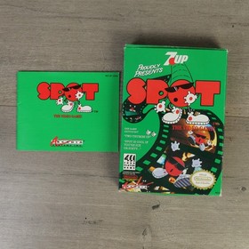SPOT 7 Up NES Nintendo BOX/Manual No Cart 100 % Authentic Clean Box