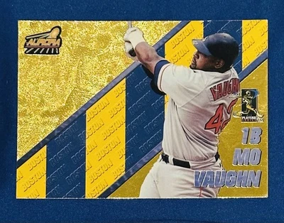 1998 Pacific Aurora Mo Vaughn Pennant Fever #42 Boston Red Sox - Image 1 of 2