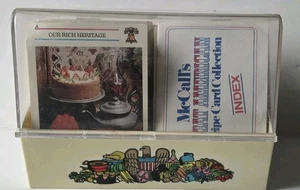 Juego de colección de tarjetas de recetas McCalls Great American 1974 vintage con estuche e índice - Imagen 1 de 15