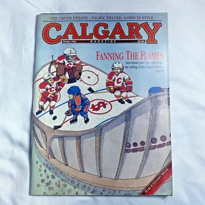 Vintage October 1983 Calgary Magazine Fanning The Flames (RARE FIND) - Picture 1 of 6