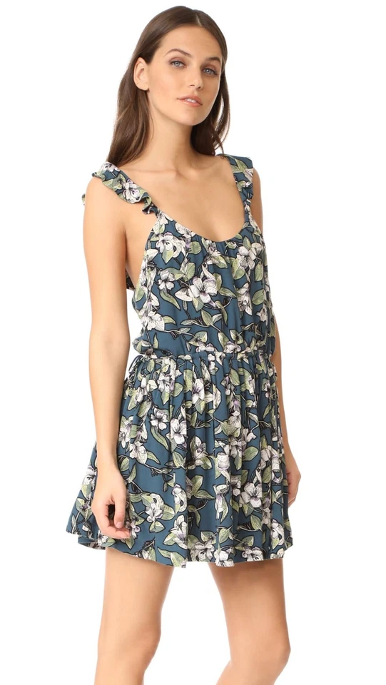 People Womens Dear You Blue Floral Sleeveless Mini Sundress M BHFO 2993