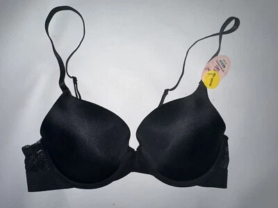 Sujetador push up acolchado con flores negras ANGELINA para mujer nuevo con etiquetas talla 38C estilo: B847C Foto 1 de 3