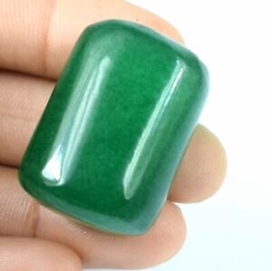 Fancy Cabochon Tumble 114.65 Ct Brazilian Emerald Gemstone Natural US Seller