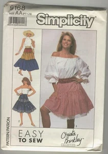 Simplicity 9168 Misses Skirts Size PT-LG UNCUT FF - Picture 1 of 1