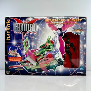 NEW IN BOX Vintage 2000 Batman Beyond NET ESCAPE PLAYSET + figure mint MISB - Picture 1 of 10