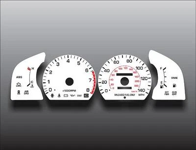 White Face Gauges for 1992-1996 Toyota Camry 2.2L i4 - Image 1 of 4
