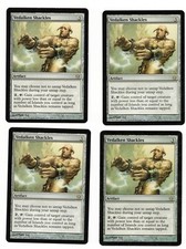 MTG  4X  ** VEDALKEN SHACKLES **  X4 Magic Fifth Dawn