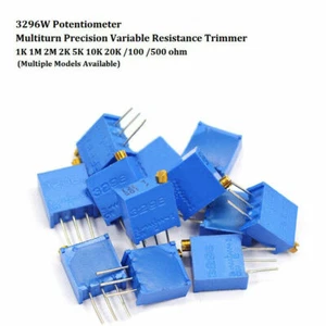3296W Potentiometer Multiturn Precision Variable Resistance Trimmer 10K/100 ohm - Picture 1 of 5