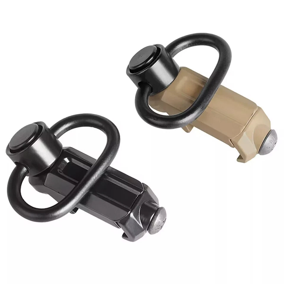 Tactical QD Sling Swivel Attachments 45 Degree Low Profile Picatinny Rail Mount - Image 1 of 4