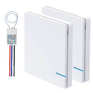 Wireless Light Switch Receiver Kit Remote Control Ceiling Lamp LED Home Outdoor  - Picture 1 of 11