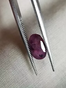 1.42 Ct Natural Purple Sapphire Batakundi Unheated Oval Shape Loose Gemstone - Picture 1 of 4