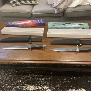 Lot Of 2 15" Hunting Knife 1490 - Picture 1 of 10