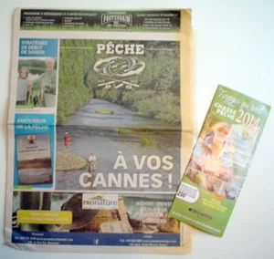 JOURNAL PÊCHE, À VOS CANNES DU 11 MAI 2016 AVEC PAMPHLET DE 2014 - Imagen 1 de 3