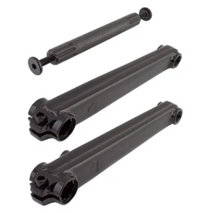 SE BIKES Crankarm Set BMX V-Ridge 175 3Pc 19Mmx8T Spline W/Bb Axle Black - Picture 1 of 1