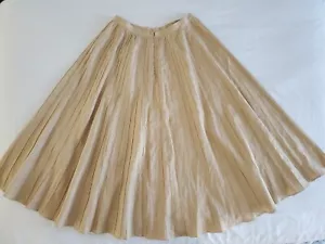 Ralph Lauren Women's Linen Skirt, Size 6, Color Toasted Barley - Picture 1 of 10