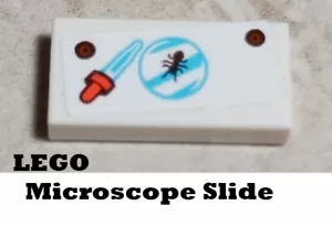 LEGO Microscope Slide Dropper Science Lab Counter Biology Ant EARTH Learn School - Picture 1 of 1