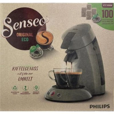 Philips Eco Senseo Original Kaffeemaschine Kaffeepadmaschine HD7806/37 Neu Grau - Bild 1 von 3